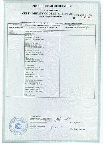 Gost Standard Certificate - TP0287198