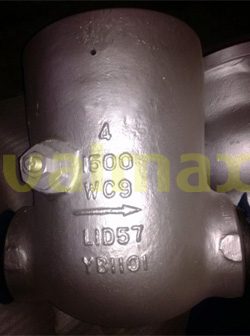 Check Valve, 1500 LB, 4 Inch, ASME/ANSI B16.5, BS1868