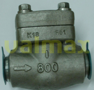 Check Valve, 800 LB, 1 Inch, Piston Type, Bolted Cap - Valmax