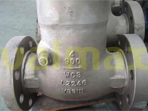 Check Valve, 900 LB, 4 Inch, ASME/ANSI B16.5, BS 1868